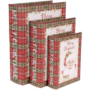 Clayre & Eef 65756 Boîte de rangement Set Rouge...