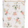 Clayre & Eef 66013W Boîte en forme de livre Blanc 17x14x5 cm Style romantique