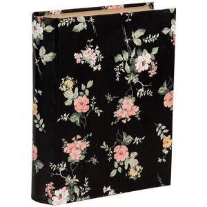 Clayre & Eef 66013Z Boîte forme livre fleurs...