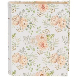 Clayre & Eef 66017 Boîte forme livre blanc vert 17x14x5 cm