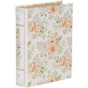 Clayre & Eef 66017 Boîte forme livre blanc vert 17x14x5 cm