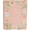 Clayre & Eef 66018 Boîte forme livre rose fleurs 17x14x5 cm