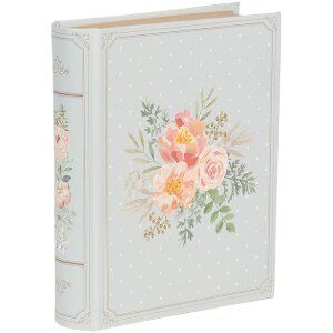 Clayre & Eef 66019 Boîte forme livre bleu rose...
