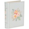 Clayre & Eef 66019 Boîte forme livre bleu rose 17x14x5 cm Romantique