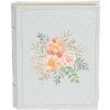 Clayre & Eef 66019 Boîte forme livre bleu rose 17x14x5 cm Romantique