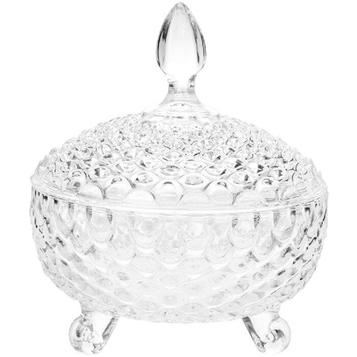 Clayre & Eef 6GL4997 Pot à provisions avec couvercle Ø 17x19 cm