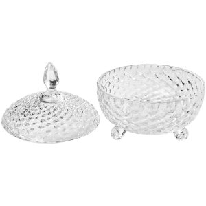 Clayre & Eef 6GL4997 Pot à provisions avec couvercle Ø 17x19 cm