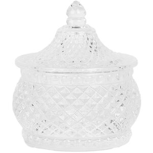 Clayre & Eef 6GL5004 Pot à provisions avec couvercle Ø 10x11 cm
