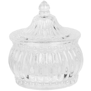 Clayre & Eef 6GL5005 Pot à provisions avec couvercle Ø 10x11 cm