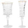 Clayre & Eef 6GL5011 Flûte à champagne Ø 6x20 cm / 100 ml