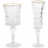 Clayre & Eef 6GL5012 Verre à vin Transparent Ø 8x18 cm 200 ml