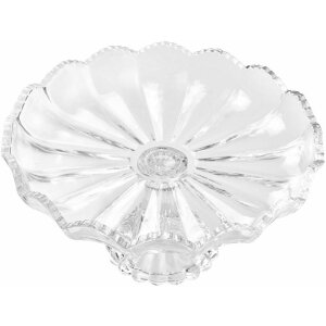 Clayre & Eef 6GL5013 Coupe sur pied Verre Transparent Ø 23x12 cm