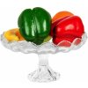 Clayre & Eef 6GL5013 Coupe sur pied Verre Transparent Ø 23x12 cm