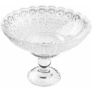 Clayre & Eef 6GL5016 Coupe sur pied Transparent...