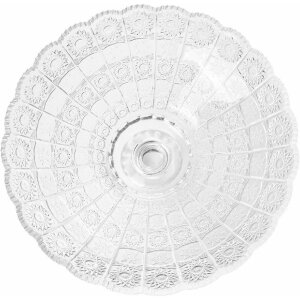 Clayre & Eef 6GL5016 Coupe sur pied Transparent Ø 32x21 cm Verre