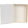 Clayre & Eef 66021 Boîte en forme de livre, lot de 3, blanc vert, style campagnard