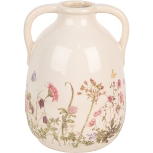 Clayre & Eef 6CE1947L Vase Beige Rose Ø 16x22...
