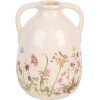 Clayre & Eef 6CE1947L Vase Beige Rose Ø 16x22 cm Céramique style rustique
