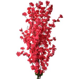 Clayre & Eef 5PL0127F Décoration Branche avec fleurs roses 40x10x100 cm