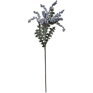Clayre & Eef 6PL0329 Décoration Branche avec fleurs bleu 20x20x103 cm