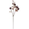 Clayre & Eef 6PL0330R Décoration Branche avec fleurs Rouge Rustique 16x9x73 cm