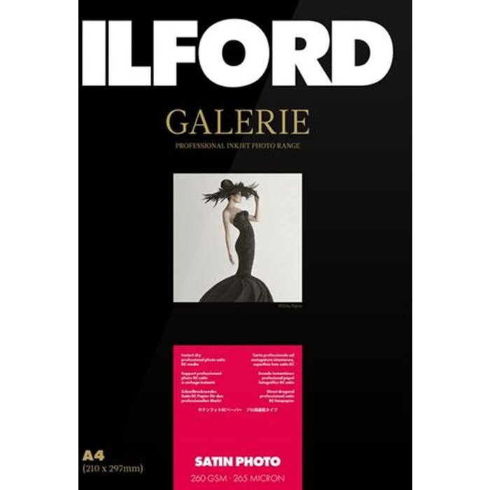 Ilford Galerie Satin Photo 260g 10x15 cm 100 feuilles de papier photo