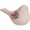 Clayre & Eef 6CE1951M Décoration Oiseau Céramique Beige 22x9x12 cm