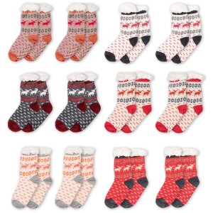 Juleeze JZSKSET0001 Lot de 12 paires de chaussettes One...