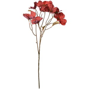 Clayre & Eef 5PL0112R Fleur artificielle rouge 12x8x72 cm
