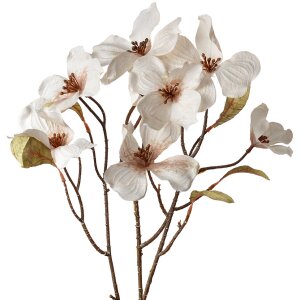 Clayre & Eef 5PL0113W Fleur artificielle blanche 12x8x72 cm