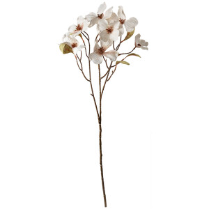 Clayre & Eef 5PL0113W Fleur artificielle blanche 12x8x72 cm