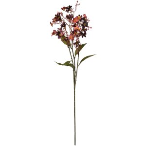Clayre & Eef 5PL0122R Décoration Branche avec fleurs rouge 15x7x70 cm