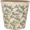 Clayre & Eef 6CE1976L Pot de fleurs Décoration Ø 21x20 cm Vintage Motif floral