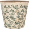 Clayre & Eef 6CE1976L Pot de fleurs Décoration Ø 21x20 cm Vintage Motif floral