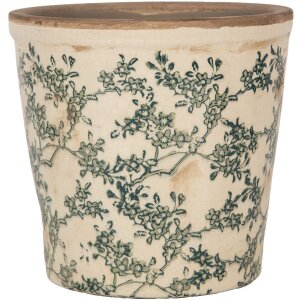Clayre & Eef 6CE1976M Pot de fleurs Décoration Ø 17x16 cm Design vintage
