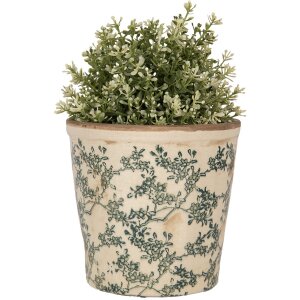 Clayre & Eef 6CE1976M Pot de fleurs Décoration Ø 17x16 cm Design vintage