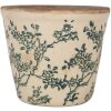 Clayre & Eef 6CE1976S Pot de fleurs Décoration Ø 12x11 cm Design vintage