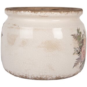 Clayre & Eef 6CE1978L Pot de fleurs Décoration Ø 20x15 cm Vintage Look