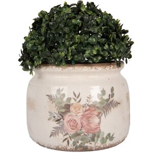 Clayre & Eef 6CE1978L Pot de fleurs Décoration Ø 20x15 cm Vintage Look