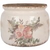 Clayre & Eef 6CE1978L Pot de fleurs Décoration Ø 20x15 cm Vintage Look