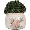 Clayre & Eef 6CE1978L Pot de fleurs Décoration Ø 20x15 cm Vintage Look