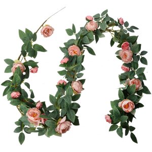 Clayre & Eef 6PL0322 Fleurs artificielles Rose...