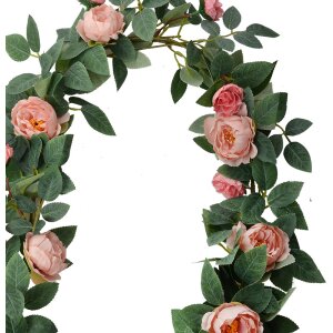 Clayre & Eef 6PL0322 Fleurs artificielles Rose...