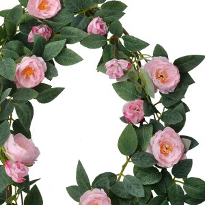 Clayre & Eef 6PL0323 Guirlande de roses artificielles...