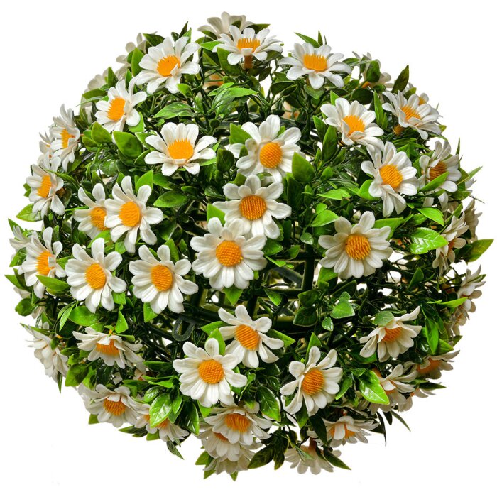 Clayre & Eef 6PL0324M Boule décorative Fleur de marguerite artificielle Ø 22 cm