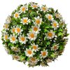 Clayre & Eef 6PL0324M Boule décorative Fleur de marguerite artificielle Ø 22 cm