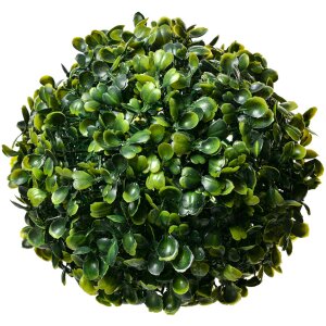 Clayre & Eef 6PL0325S Boule de buis plastique vert...