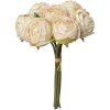 Clayre & Eef 6PL0336W Bouquet de fleurs artificielles 7 roses blanc 16x14x34 cm