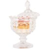 Clayre & Eef Bocal à provisions avec couvercle Ø 9x16 cm Design classique transparent