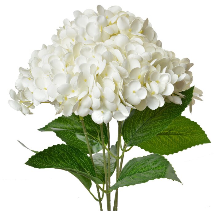 Clayre & Eef 6PL0347W Fleur artificielle blanc vert 23x23x45 cm